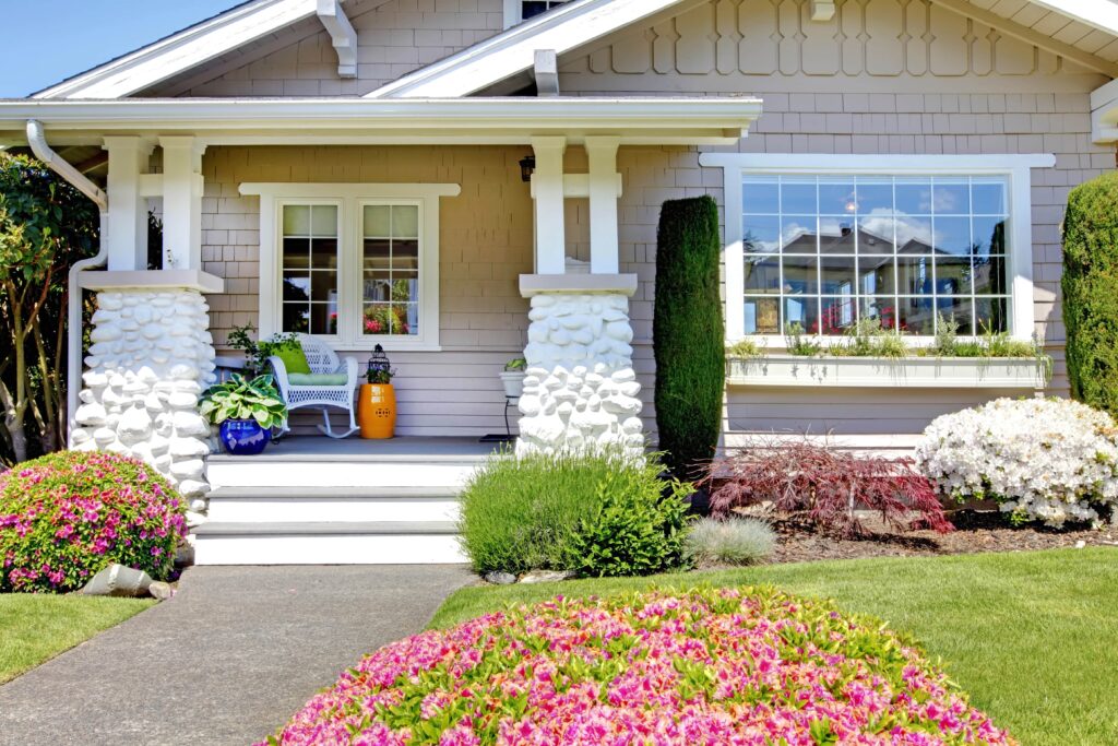 Pretty home with new windows