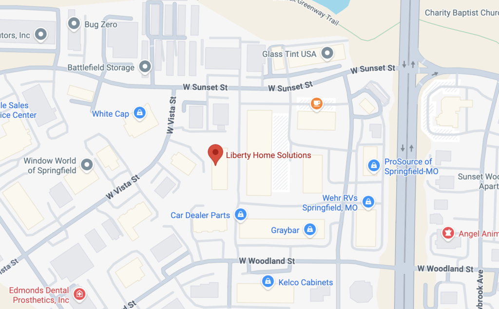 Liberty Home Solutions Map