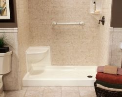 walk-in shower