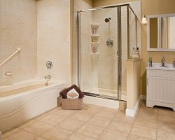walk-in shower