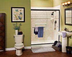 walk-in shower