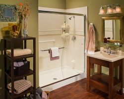 walk-in shower