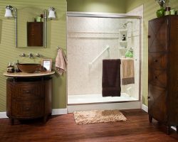 walk-in shower
