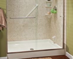 walk-in shower