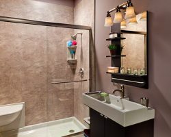walk-in shower