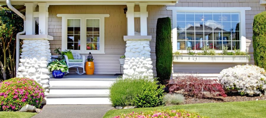 Pretty home with new windows