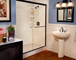 walk-in shower