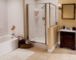 walk-in shower