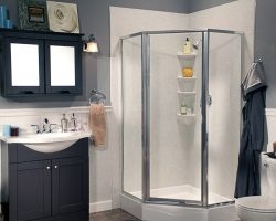 walk-in shower