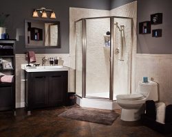 walk-in shower
