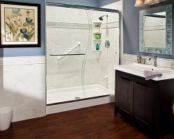 walk-in shower